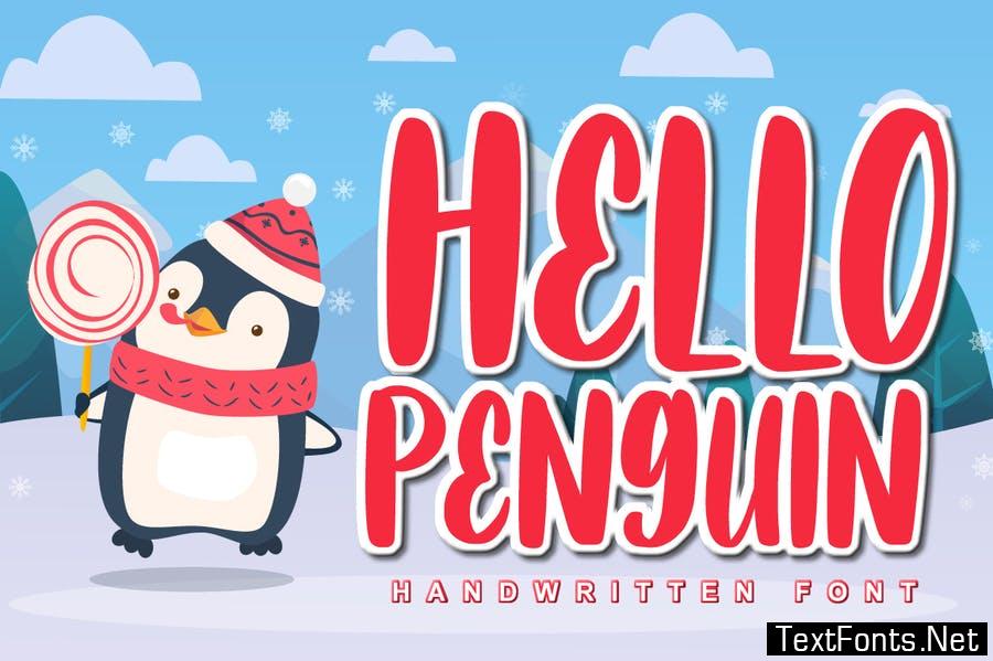 Hello Penguin - Display Font