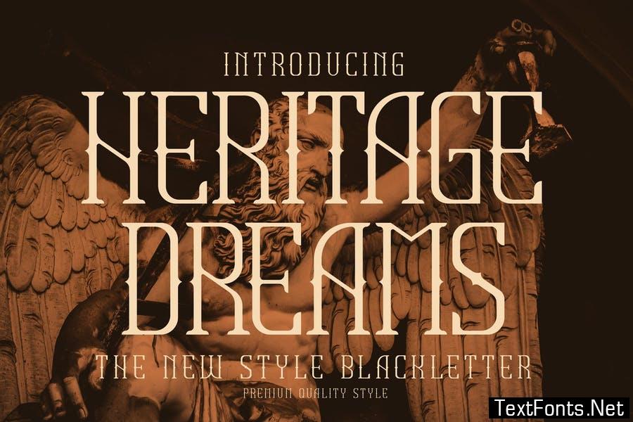 Heritage Dream New Style Blackletter LS Font