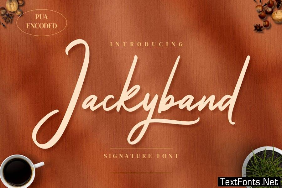 Jackyband - Signature Font