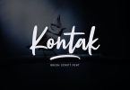 Kontak - Brush Script Font