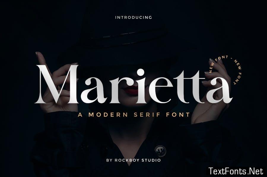 Marietta - Business Font