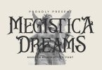 Megistica Dreams Modern Blackletter Font LS