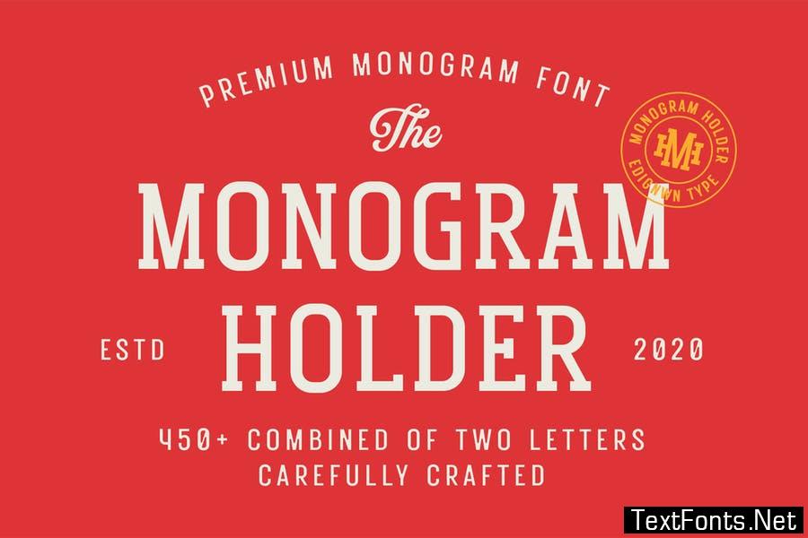 Monogram Holder - Display Font