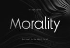 Morality - Elegant Sans Serif Font