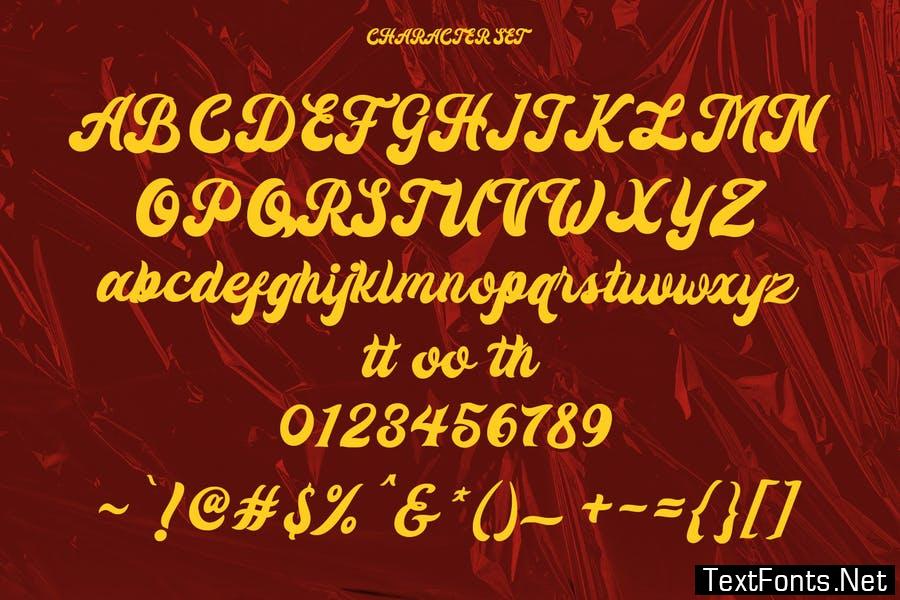 Mothela Display Script Font