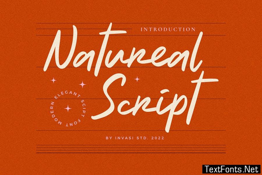 Natureal Script Font