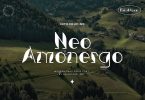 Neo Amonergo - Modern Style Font