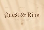 Quest and Ring - Beauty and Lovely Serif Font