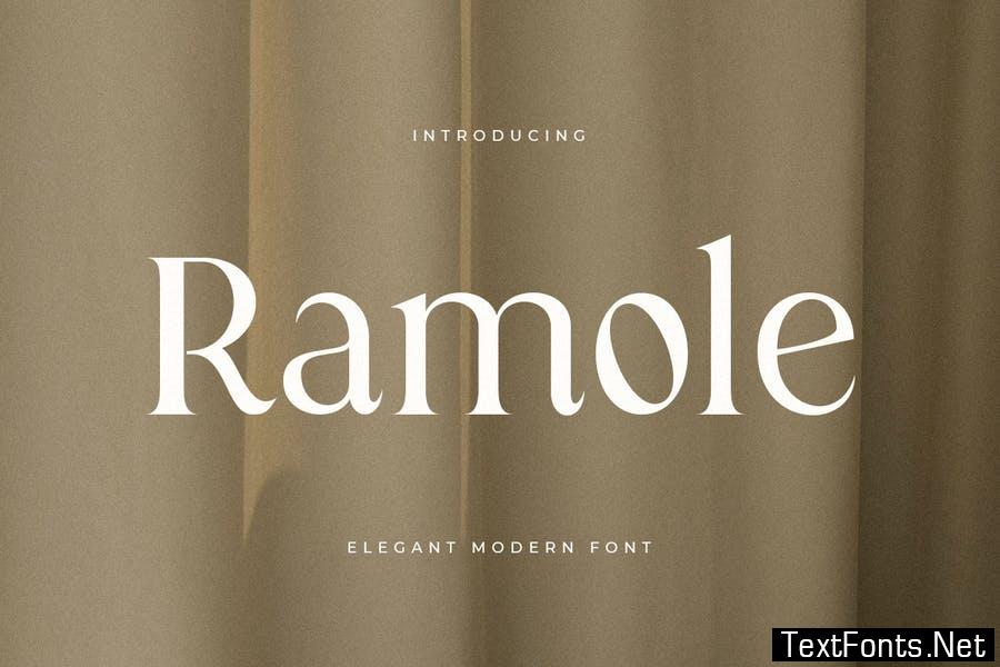 Ramole - Elegant Modern Serif Font