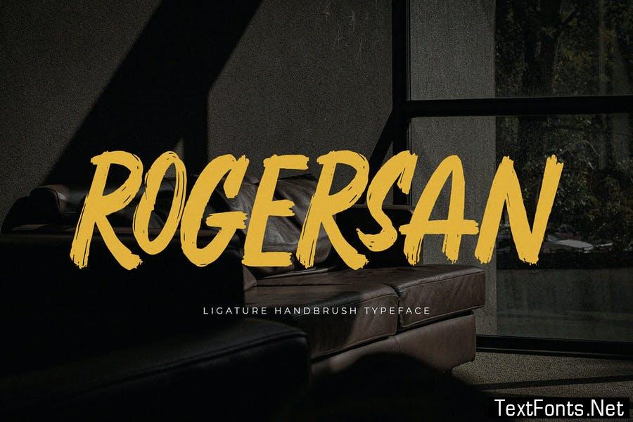 Rogersan - Brush Font