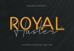 Royal Haster | Elegant Signature Font Duo