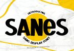 SANES - Sans Display Font