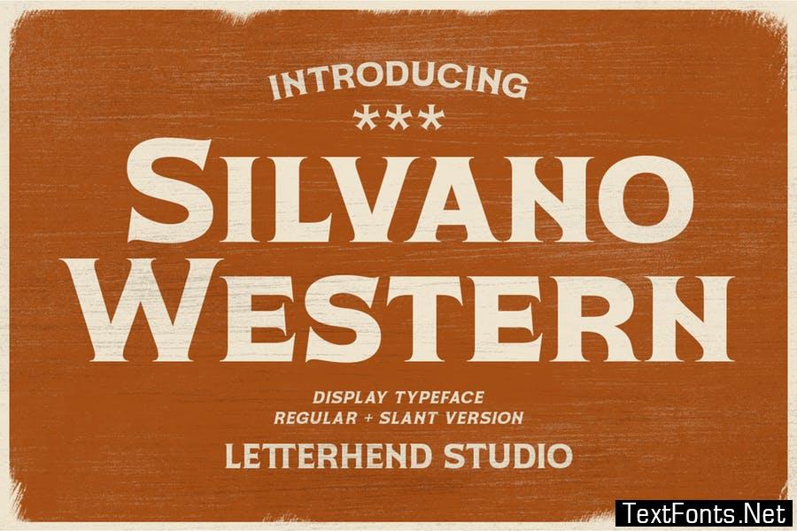 Silvano Western Font