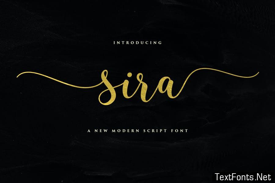 Sira Modern Script Font