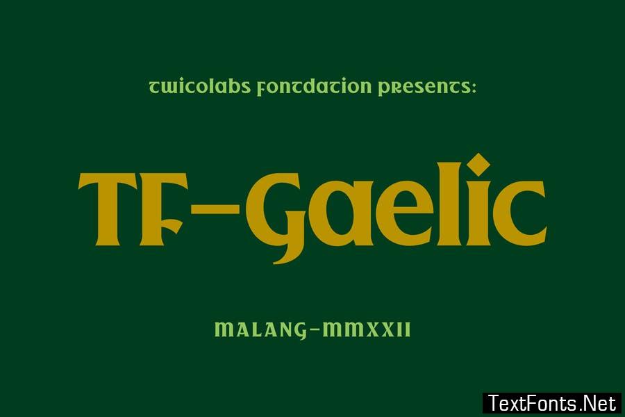 TF-Gaelic Font