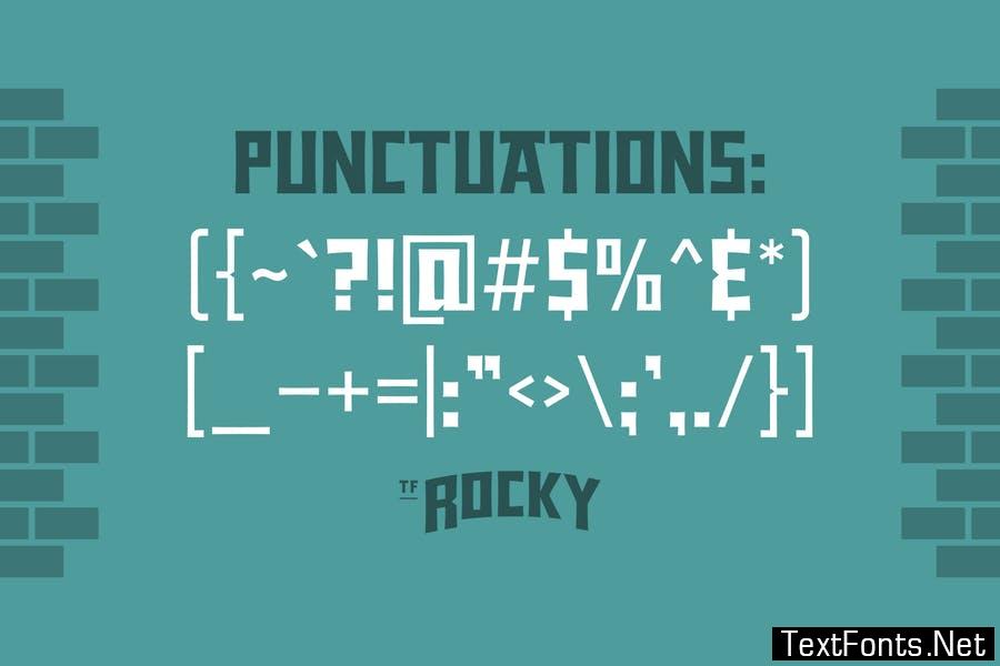 TF-Rocky Font