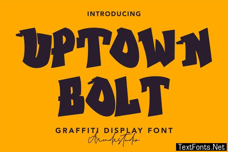 Uptown Bolt - Graffity Font