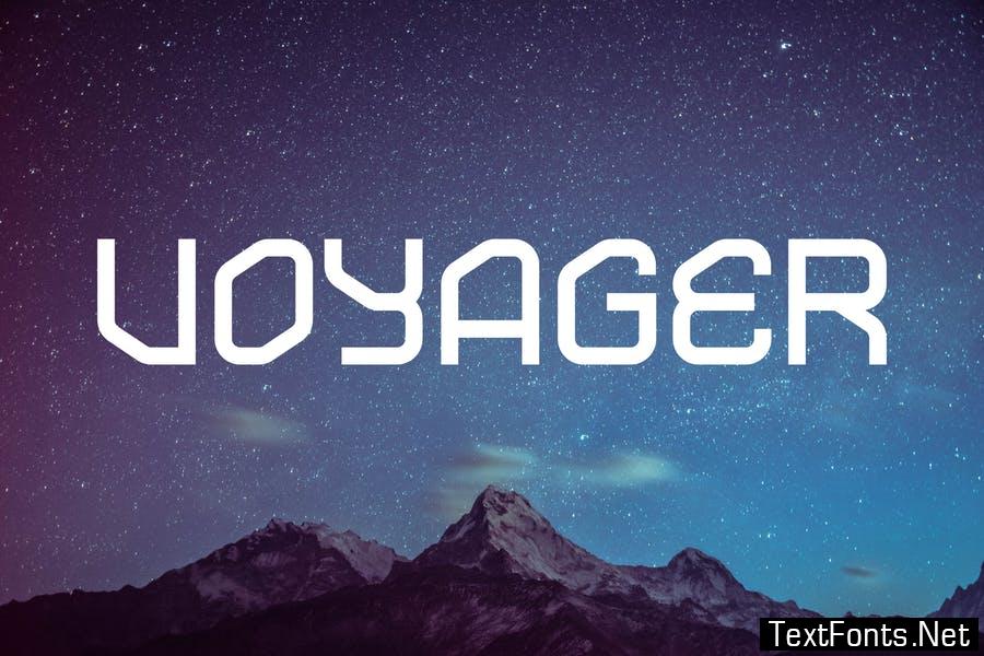 Voyager - Futuristic Font