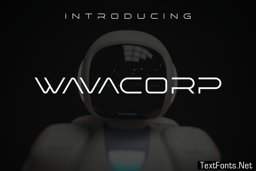Wavacorp modern font