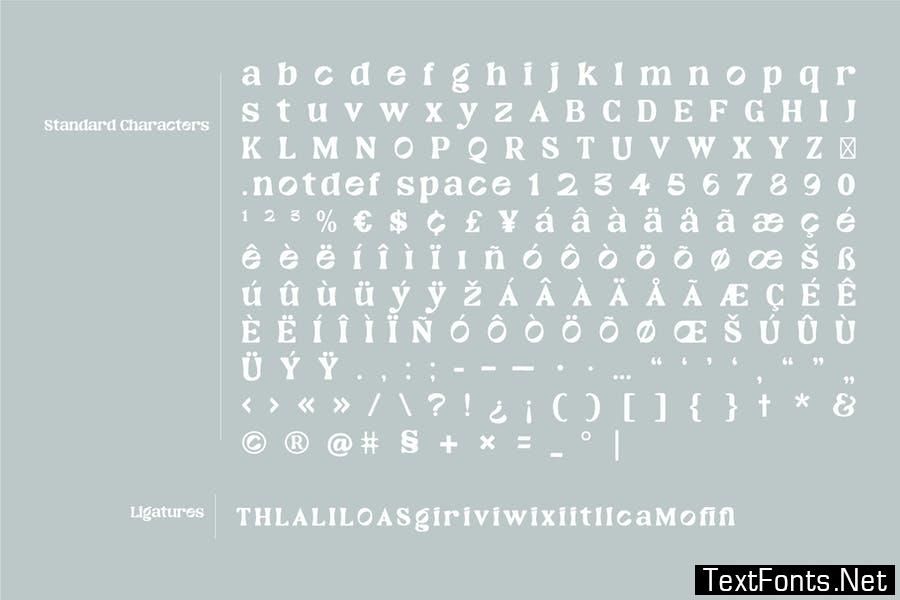 Windec - Serif Display Font