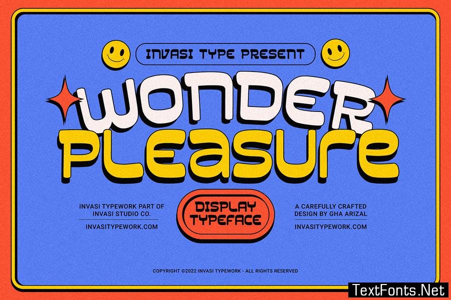 Wonder Pleasure - Vintage Display Font