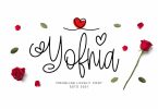 Yofnia Font