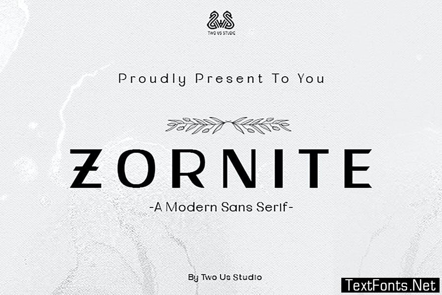 Zornite - Modern Sans Serif Font