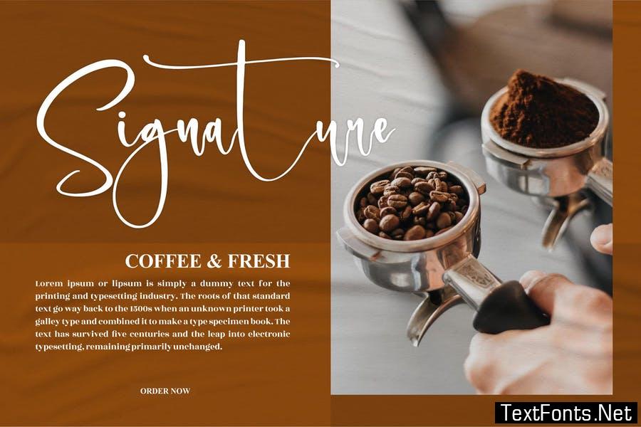 Delgonte Stylish Signature Font LS