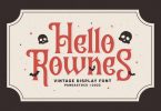 Hello Rownes Font