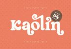 Kaolin - Fancy Retro Serif Font