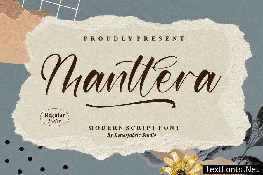 Manttera Modern Script Font LS