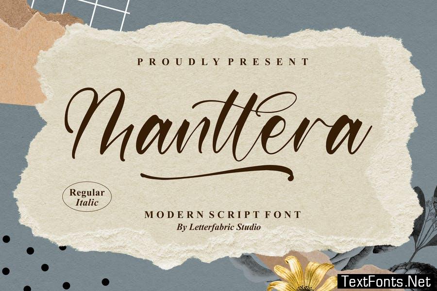 Manttera Modern Script Font LS