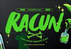 RACUN - Fun Hand Drawn Font