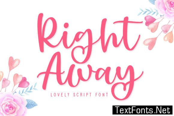 right-away-font