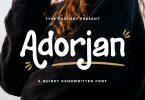 Adorjan - Quirky Handwritten Font