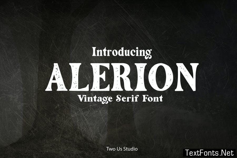 Alerion - Vintage Serif Font