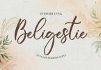 Beligestie - Stylish Script Font