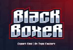 Black Boxer - E-sport Font