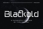 Blackold – Futuristic Typeface Font