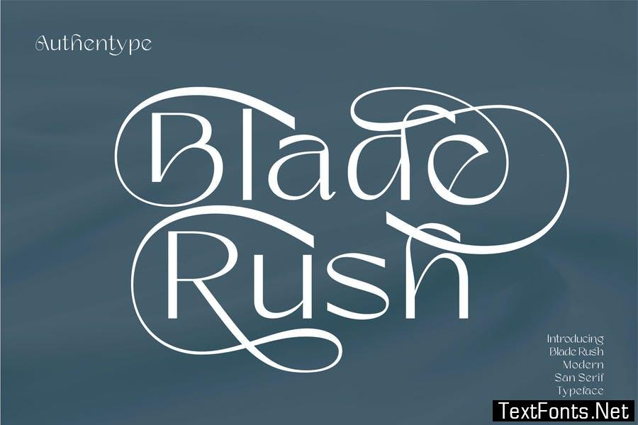 Blade Rush - Modern Sans Serif Font