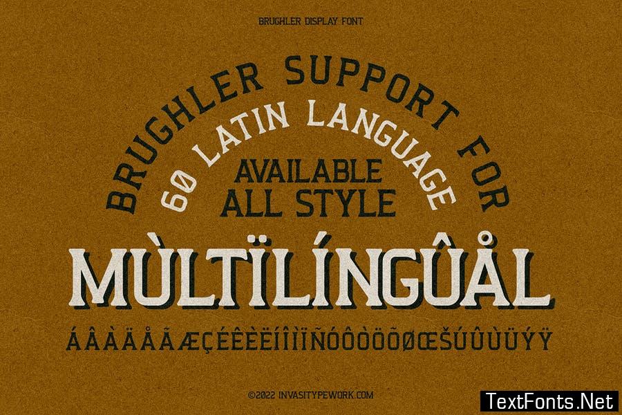 Brughler - Vintage Serif Display Font