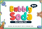 Bubbly Soda - Kids Font