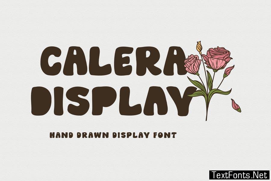 Calera Display - Hand Drawn Display Font