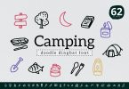 Camping Dingbat Font