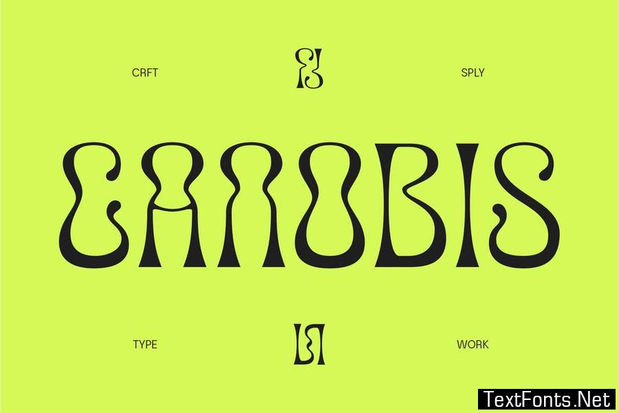 Canobis - Psychedelic Typeface Font
