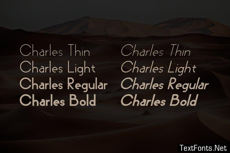 Charles - An Elegant Sans Serif Font