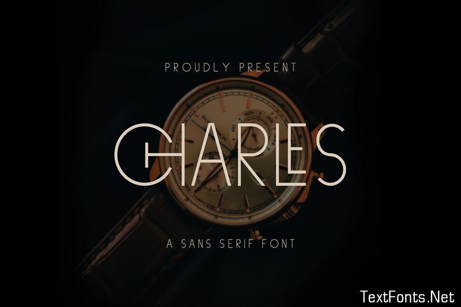Charles - An Elegant Sans Serif Font