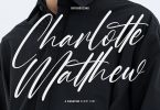 Charlotte Matthew Signature Script Font