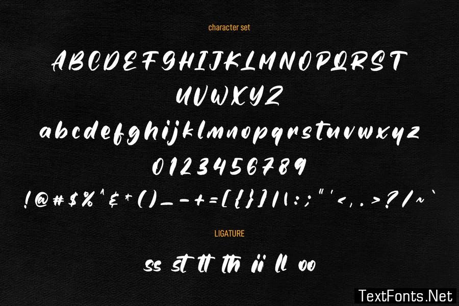 Darkbones Handwritten Display Font