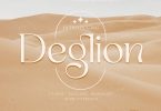 Deglion - Classy Elegant Display Serif Font